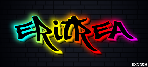 Eritrea Text effect