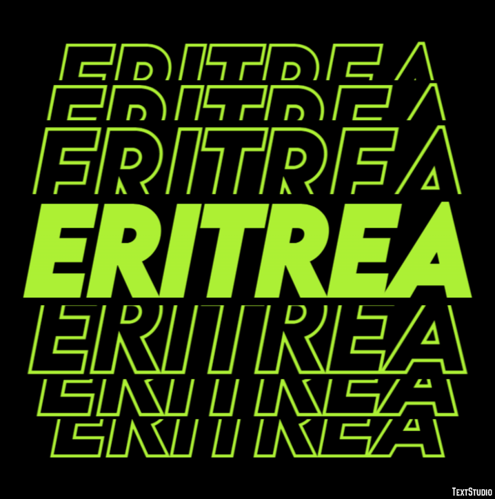 Eritrea Efecto de Texto