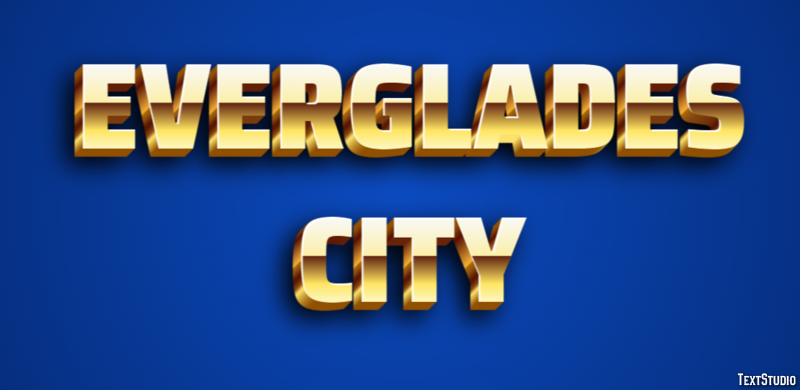 Everglades City Effet de Texte