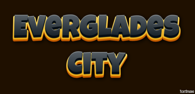 Everglades City Effet de Texte