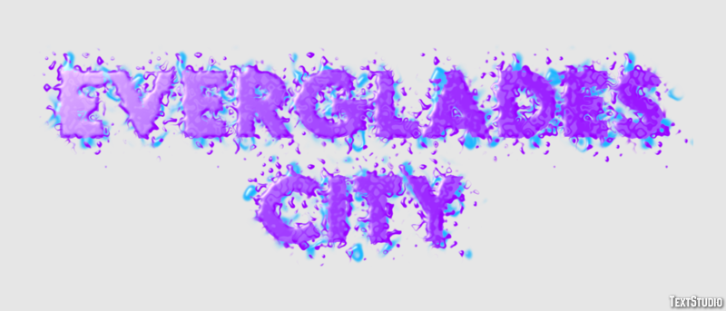 Everglades City Efekt tekstowy