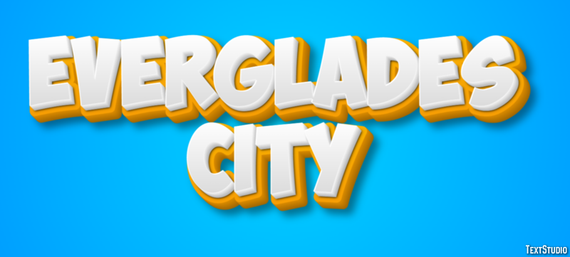 Everglades City Effetto testo