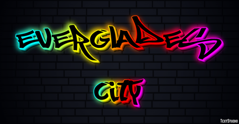 Everglades City Effet de Texte