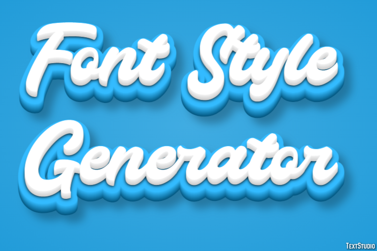 Font Style Generator Efekt tekstowy
