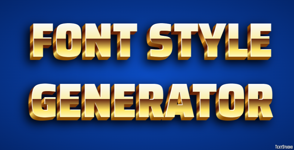 Font Style Generator Tekst Effect