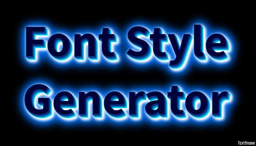 Font Style Generator Efeito de texto
