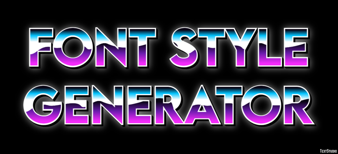Font Style Generator Tekst Effect