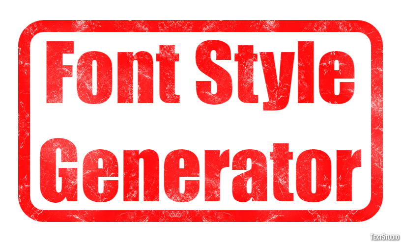 Font Style Generator Efekt tekstowy