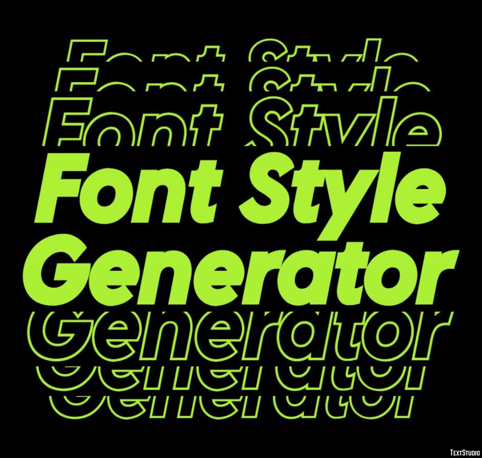 Font Style Generator Tekst Effect