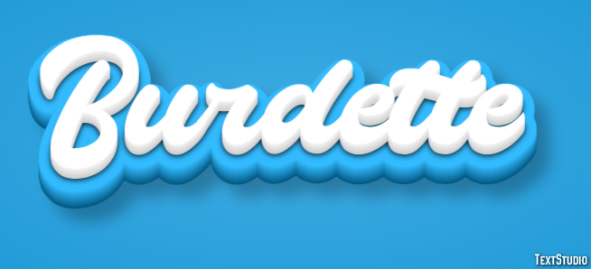 Burdette Efecto de Texto