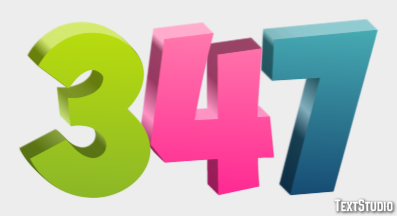 347 Text Effect