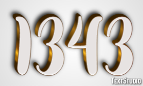 1343 Текстовый эффект