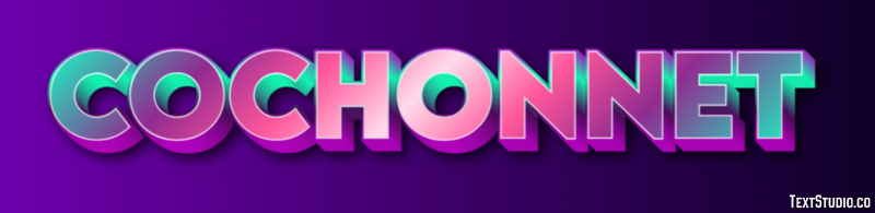 Cochonnet Text effect