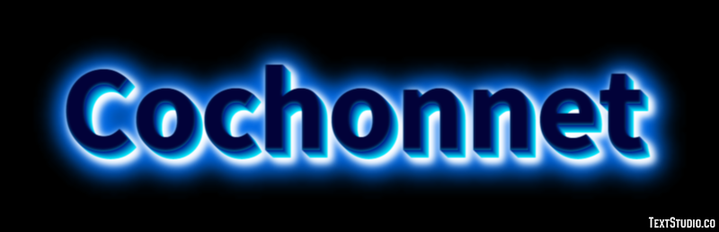 Cochonnet Text effect