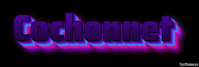 Cochonnet Text effect
