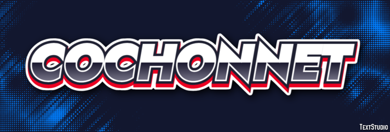 Cochonnet Text effect
