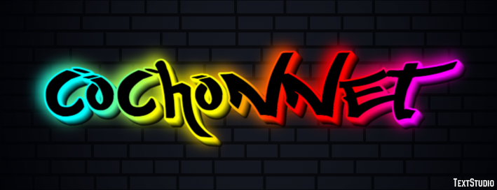 Cochonnet Text effect