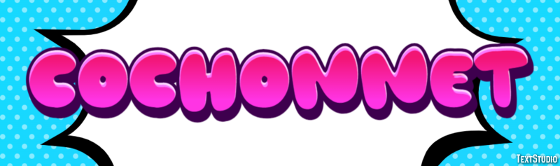 Cochonnet Text effect