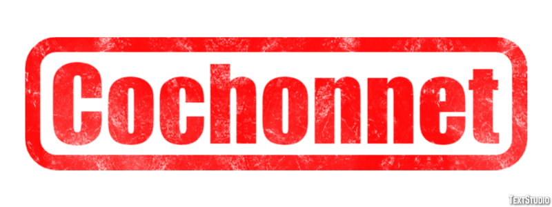 Cochonnet Text effect