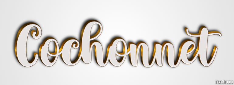 Cochonnet Text effect