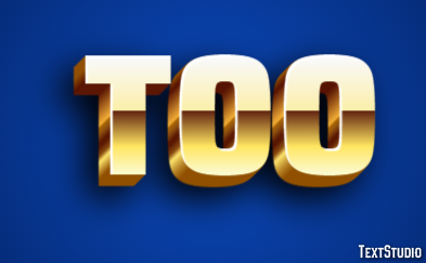 Too Text Effect