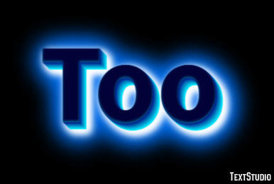 Too Text Effect