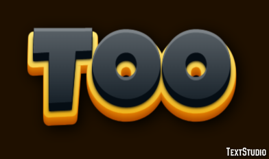 Too Text Effect