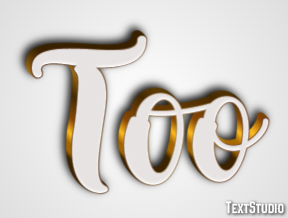 Too Text Effect