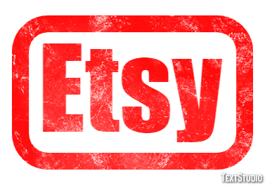 Etsy Tekst Effect