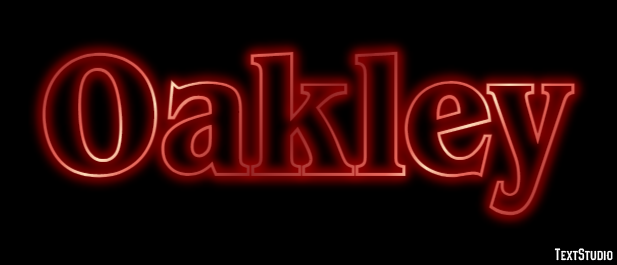Oakley Efekt tekstowy