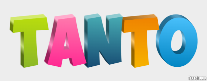 Tanto Text Effect