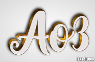 Ao3 Efeito de texto