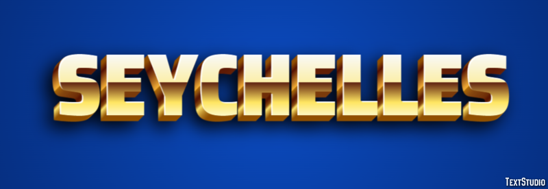 Seychelles Text Effect