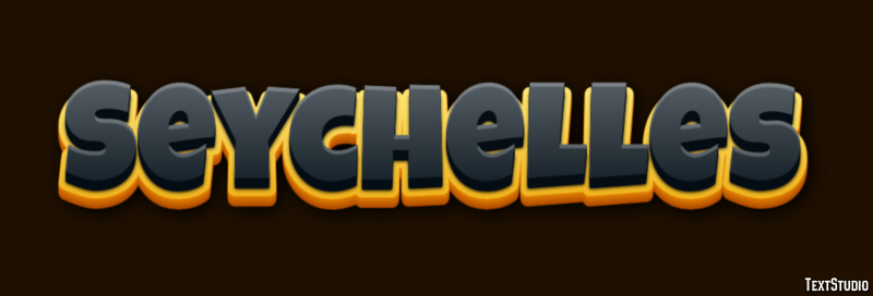 Seychelles Text Effect