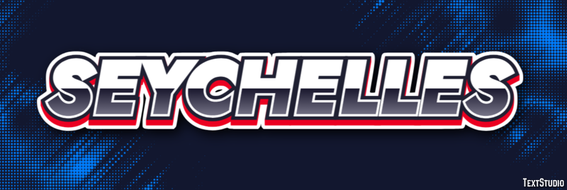 Seychelles Texteffekt