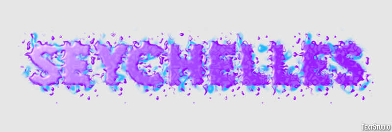 Seychelles Text Effect