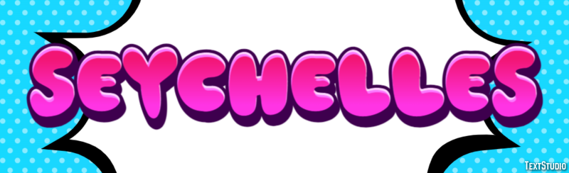 Seychelles Texteffekt