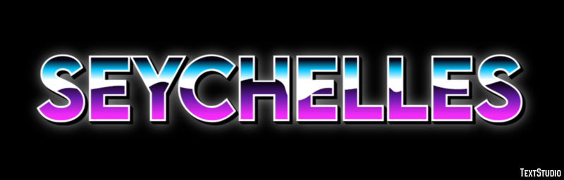 Seychelles Texteffekt