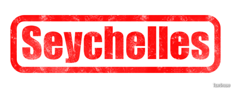 Seychelles Texteffekt