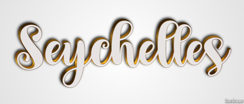 Seychelles Text Effect