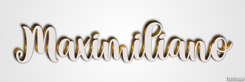 Maximiliano Efecto de Texto