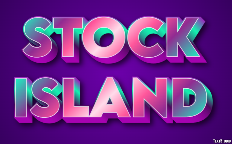 Stock Island Efekt tekstowy