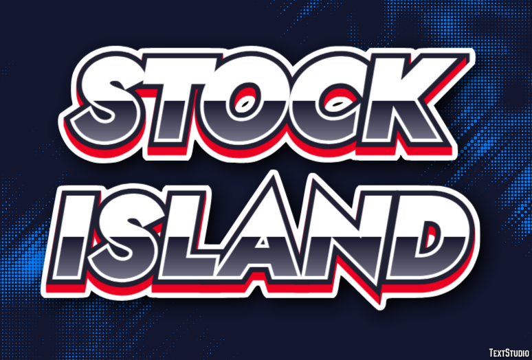 Stock Island Effetto testo
