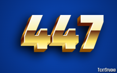 447 Text Effect