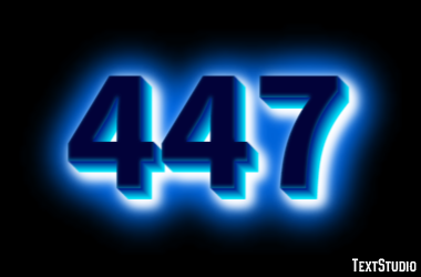 447 Text Effect