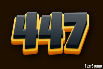 447 Text Effect