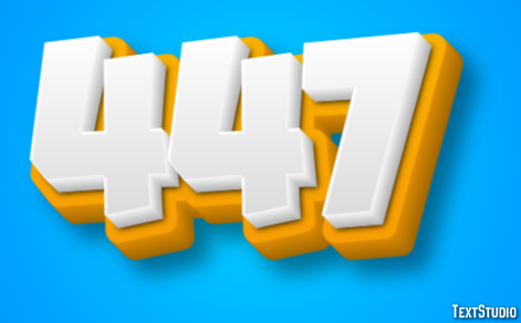 447 Text Effect