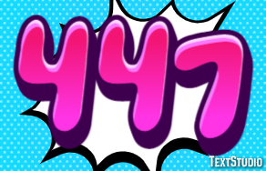 447 Text Effect