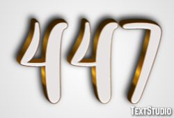 447 Text Effect