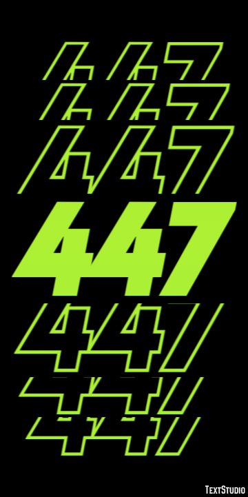 447 Text Effect